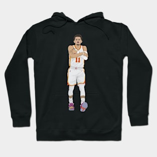 Trae Young Digital Illustration Hoodie